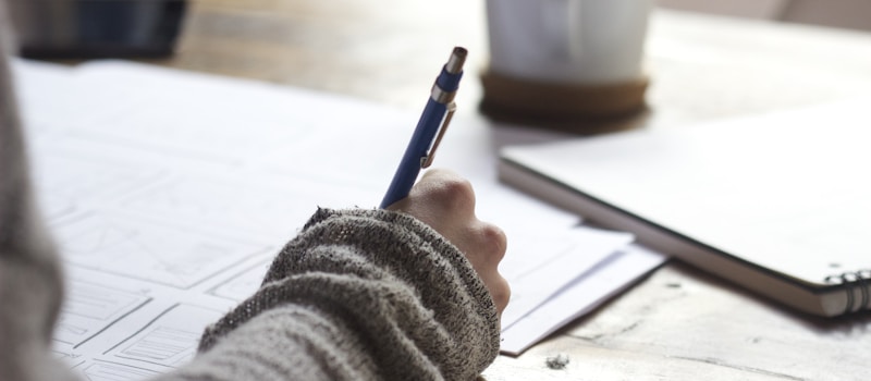 Person focused on deep work at a desk